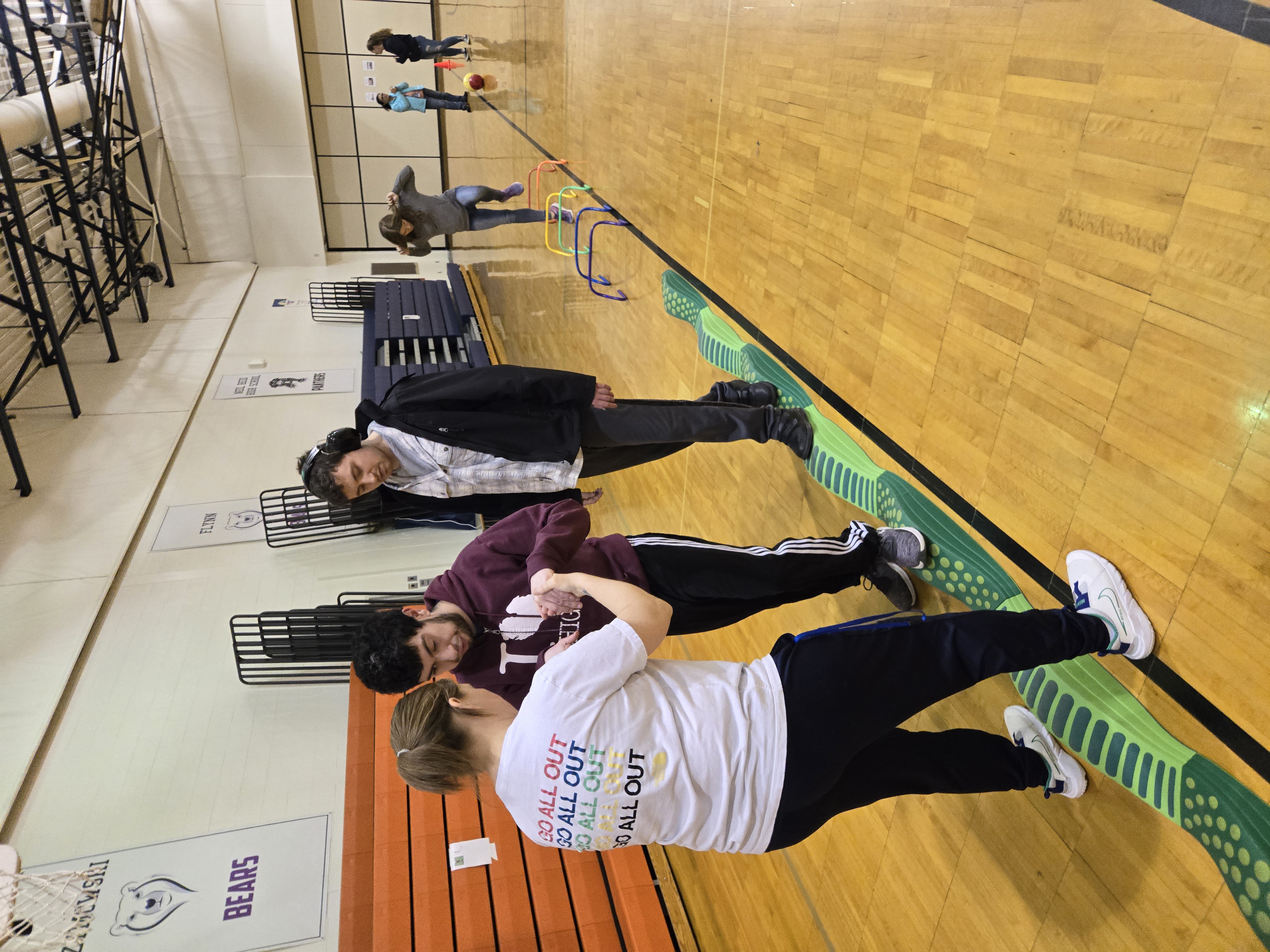 Students at Gym